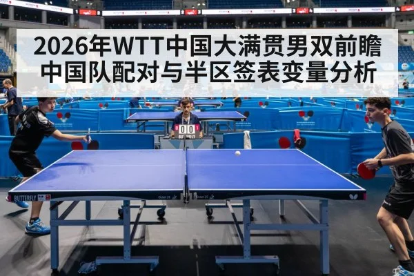 2026年WTT中国大满贯男双前瞻 中国队配对与半区签表变量分析